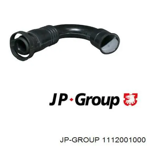 Патрубок вентиляции картера (маслоотделителя) JP Group 1112001000