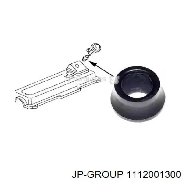 Прокладка клапана вентиляції картера 1112001300 JP Group
