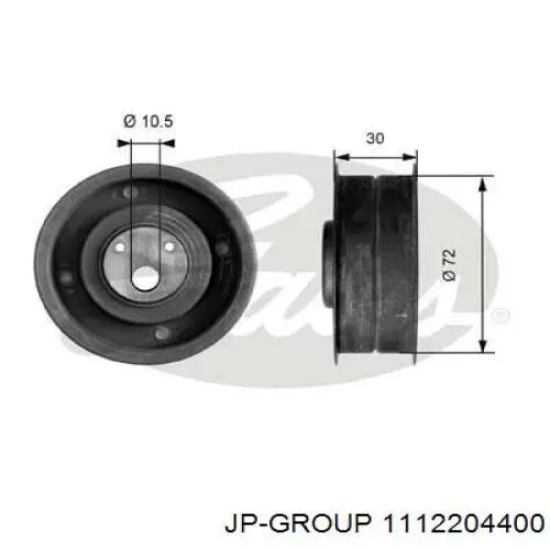 Ролик ГРМ 1112204400 JP Group
