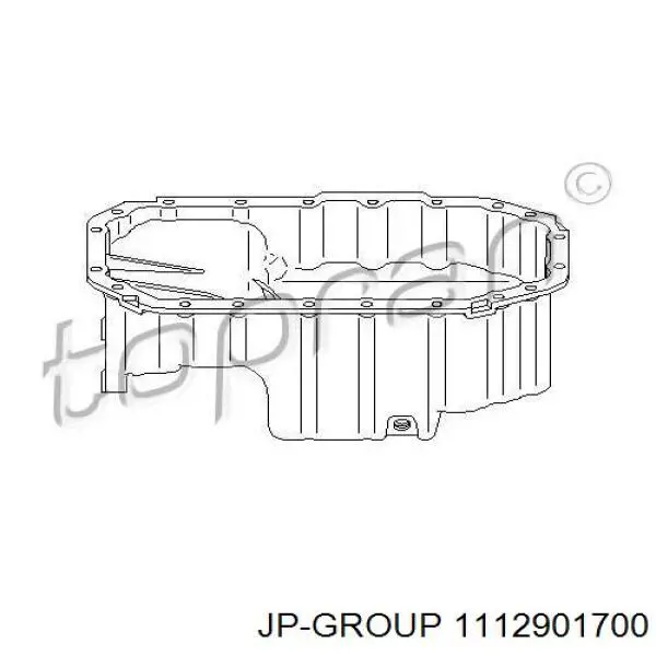Масляный поддон двигателя JP Group 1112901700 цена, от 46.84 USD