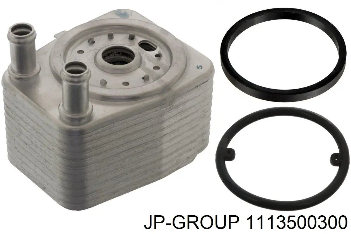 Радиатор масляный (холодильник), под фильтром JP Group 1113500300 цена, от 35.88 USD