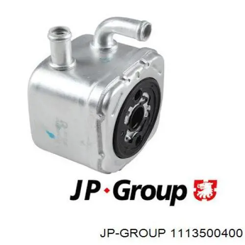 1113500400 JP Group радиатор масляный (холодильник, под фильтром)