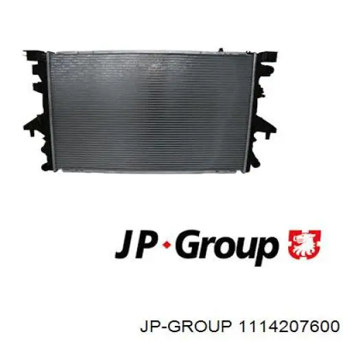 Радиатор 1114207600 JP Group