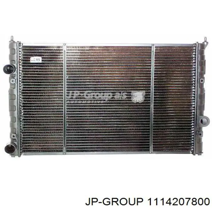 Radiador refrigeración del motor 1114207800 JP Group