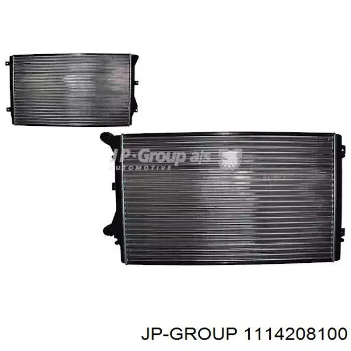 Радиатор охлаждения двигателя JP GROUP 1114208100