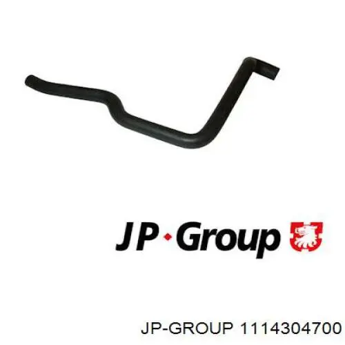 Шланг радиатора отопителя (печки), подача JP Group 1114304700