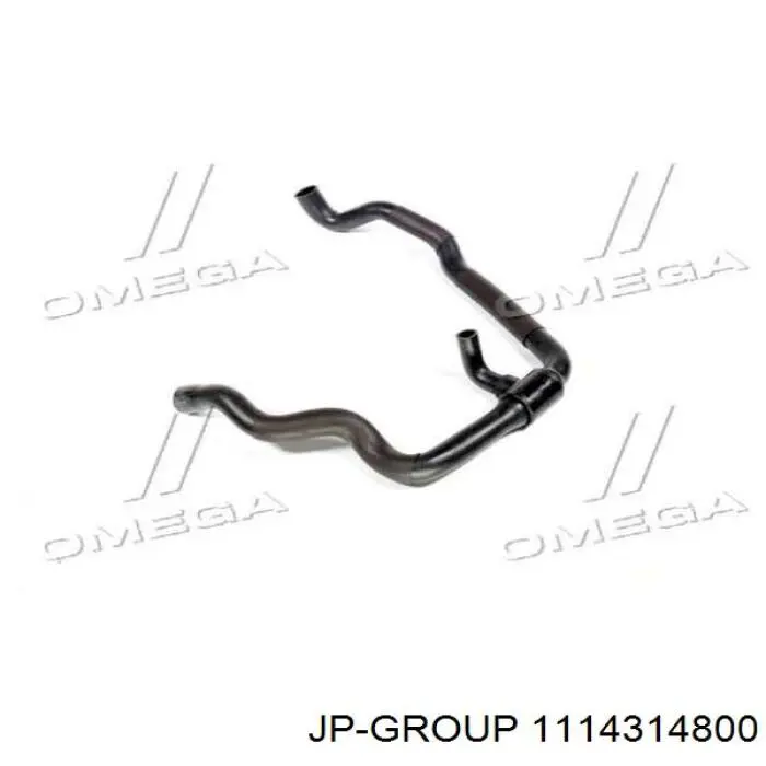 Шланг/патрубок системы охлаждения JP Group 1114314800 цена, от 6.84 USD