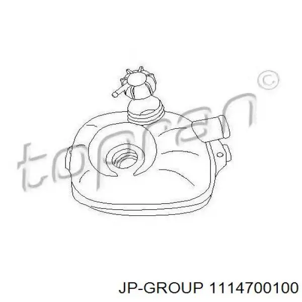 Бачок системы охлаждения двигателя расширительный JP Group 1114700100 цена, от 16.29 USD