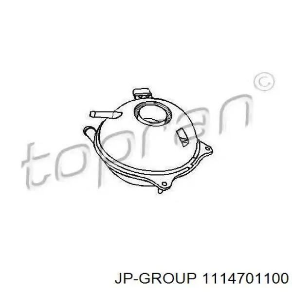 Купить 1114701100 JP Group Водяной бачок системы охлаждения