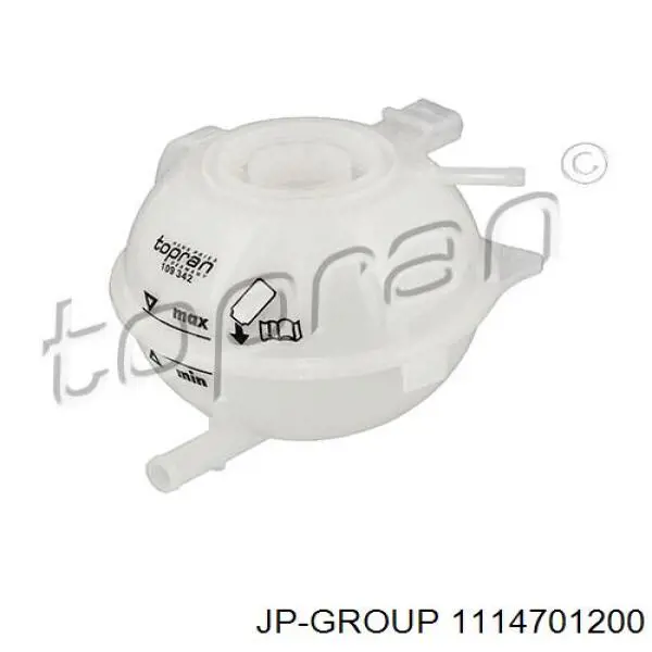 Бачок системы охлаждения двигателя расширительный JP Group 1114701200 цена, от 9.19 USD