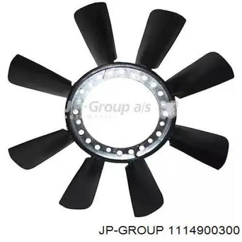 Вентилятор (крыльчатка) радиатора охлаждения JP Group 1114900300