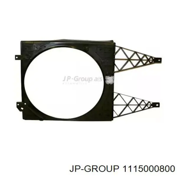 Диффузор радиатора кондиционера JP Group 1115000800