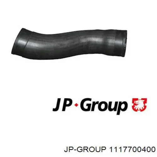 Патрубок воздушный, выход из турбины/компрессора (наддув) JP Group 1117700400