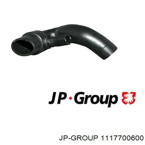 Патрубок воздушный, выход из турбины/компрессора (наддув) JP Group 1117700600