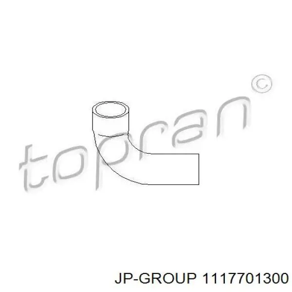Шланг/патрубок интеркуллера JP Group 1117701300 цена, от 8.08 USD