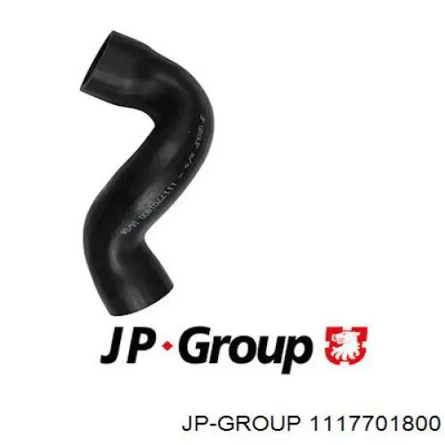 Шланг (патрубок) интеркуллера верхний JP Group 1117701800
