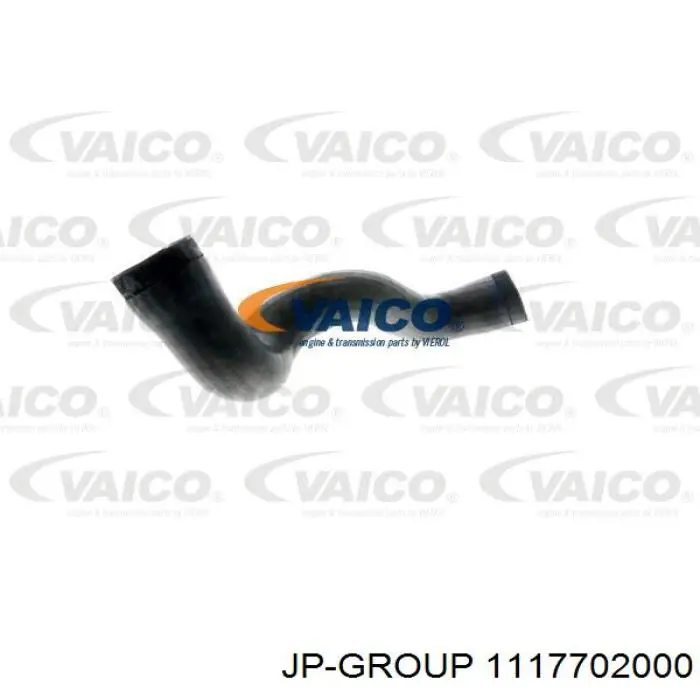 Шланг (патрубок) интеркуллера верхний JP Group 1117702000