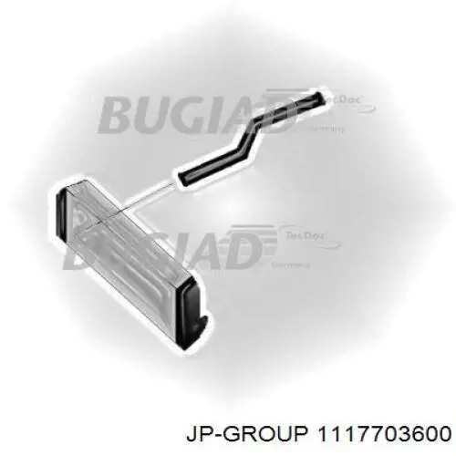 Шланг/патрубок интеркуллера JP Group 1117703600 цена, от 24.83 USD