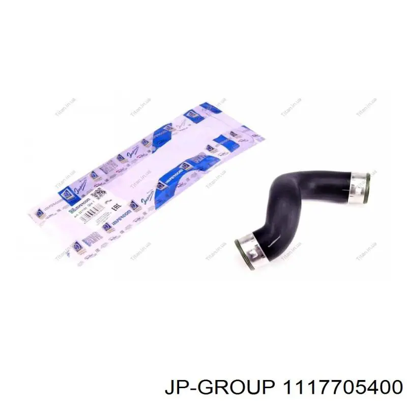 Шланг/патрубок интеркуллера JP Group 1117705400 цена, от 29.60 USD