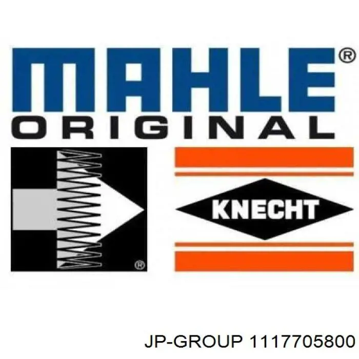 Купить 1117705800 JP Group Патрубок воздушный, выход из турбины/компрессора (наддув)