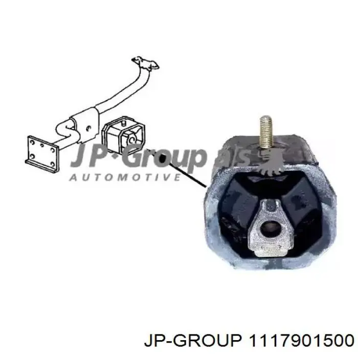 Гидроопора двигателя передняя JP Group 1117901500 цена, от 18.35 USD