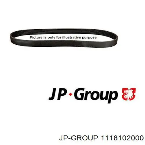 1118102000 JP Group ремень генератора