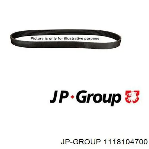 Ремень генератора JP GROUP 1118104700