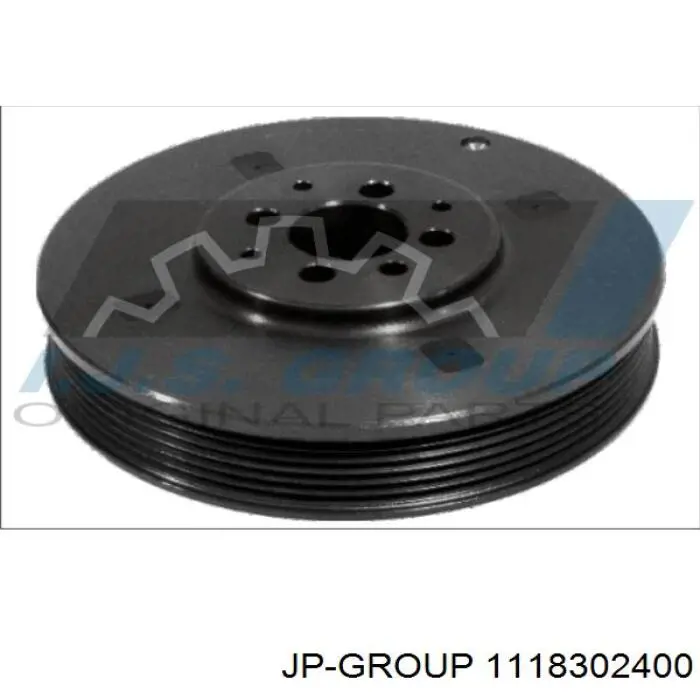 Шкив коленвала (демпфер) JP Group 1118302400 цена, от 51.48 USD