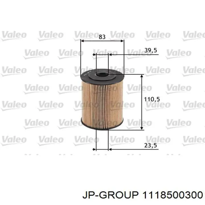 Купить 1118500300 JP Group Фильтр центробежный очистки масла