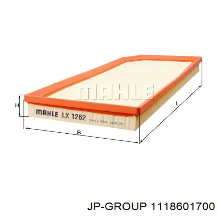 Элемент воздушного фильтра JP Group 1118601700 цена, от 4.81 USD