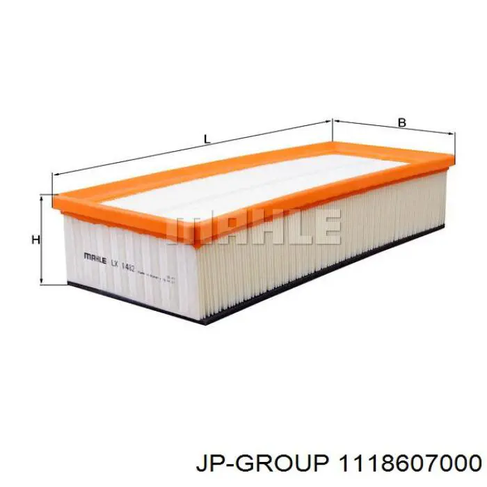 Купить 1118607000 JP Group Автомобильный фильтр воздуха