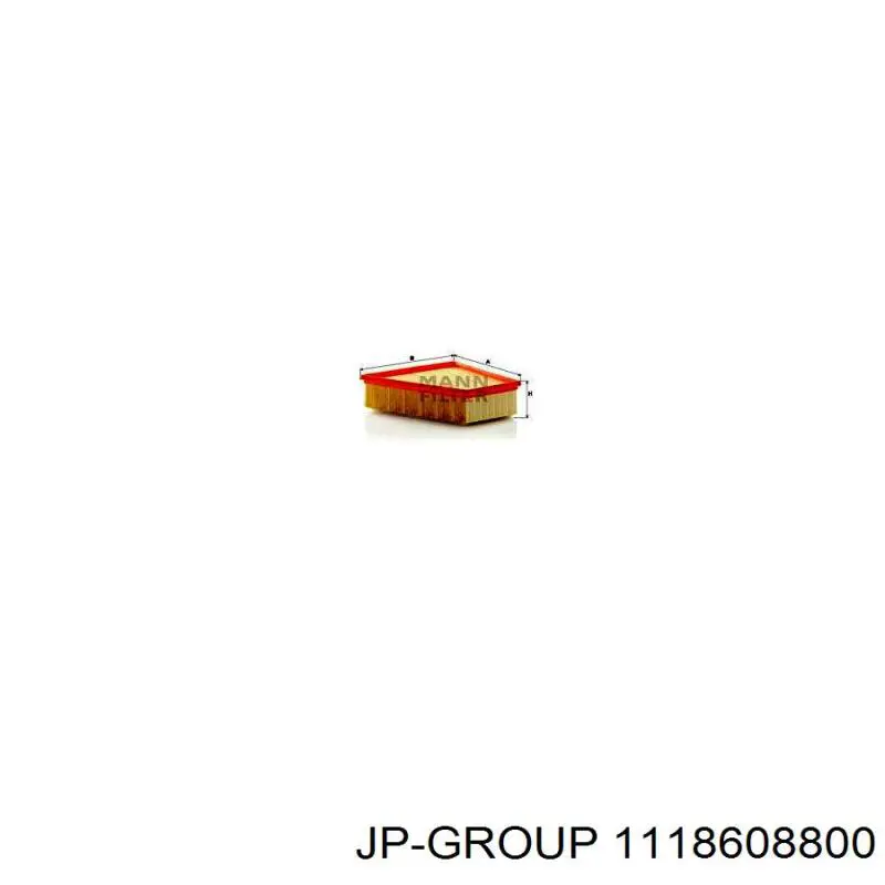 Купить 1118608800 JP Group Автомобильный фильтр воздуха