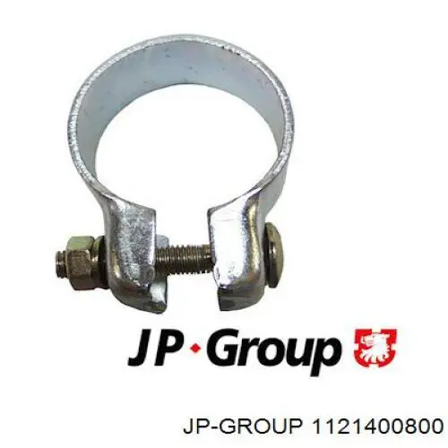 Хомут глушителя передний JP Group 1121400800