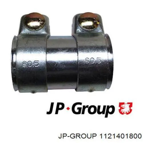 Хомут глушителя передний JP Group 1121401800