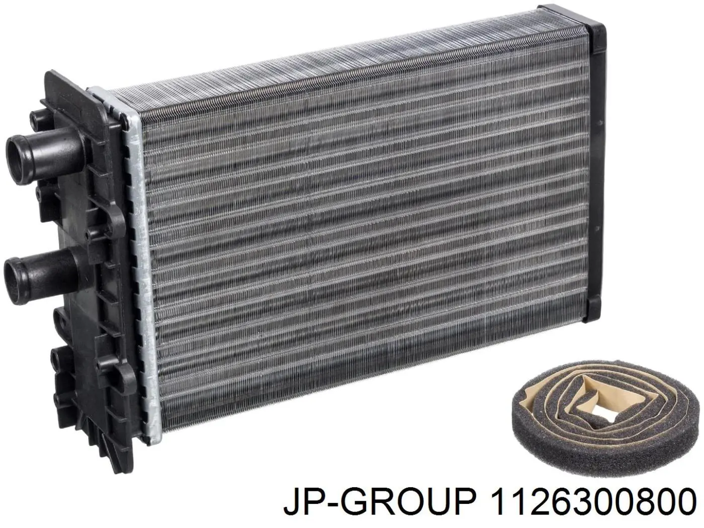 Радиатор печки (отопителя) задний JP Group 1126300800