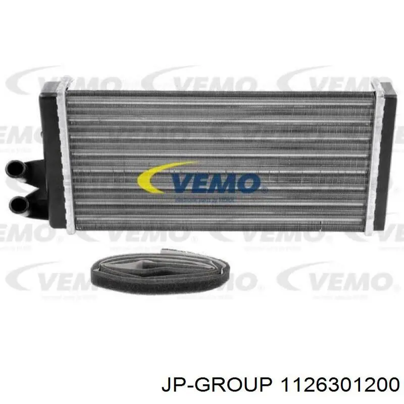 Радиатор печки (отопителя) JP Group 1126301200 цена, от 16.27 USD