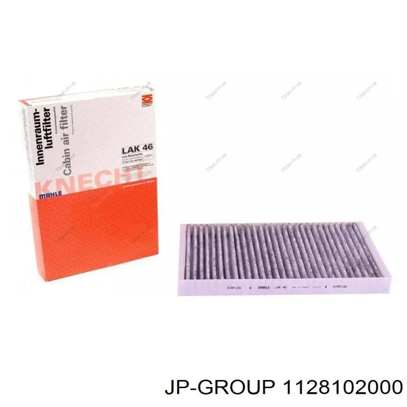 Фильтр воздушный отопителя JP Group 1128102000 цена, от 5.21 USD