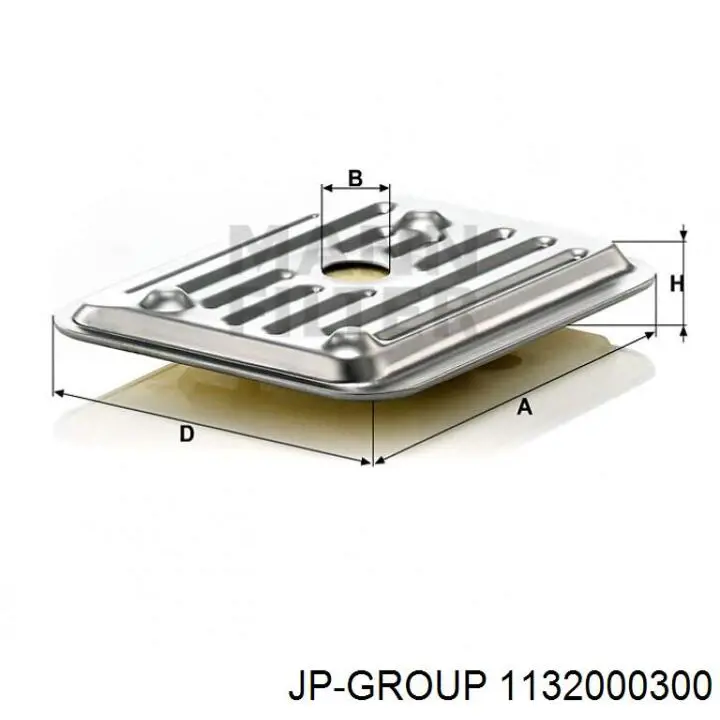 Купить 1132000300 JP Group Прокладка поддона АКПП/МКПП