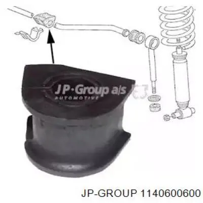 1140600600 JP Group втулка стабилизатора переднего