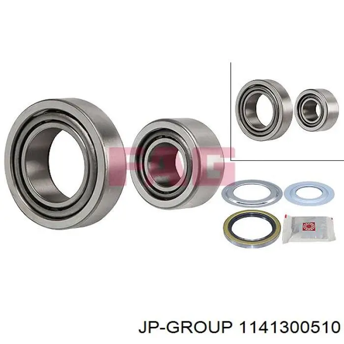 Подшипник ступицы 1141300510 JP Group