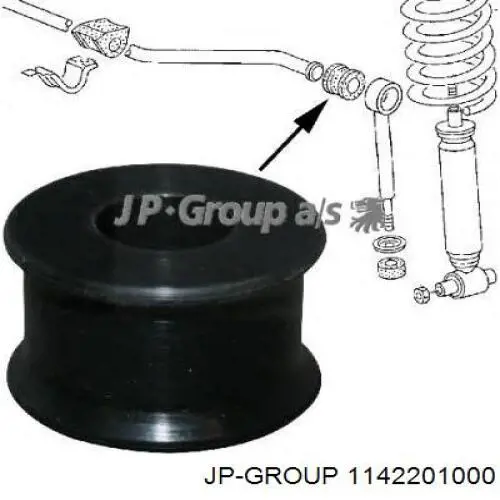 1142201000 JP Group Пружина передней подвески