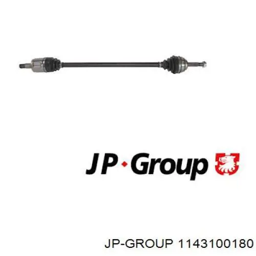 Полуось (привод) передняя правая JP Group 1143100180