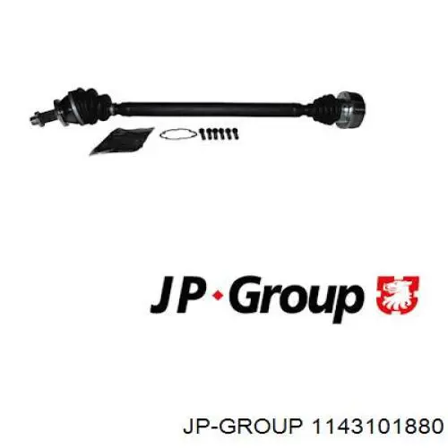 Полуось (привод) передняя правая JP Group 1143101880