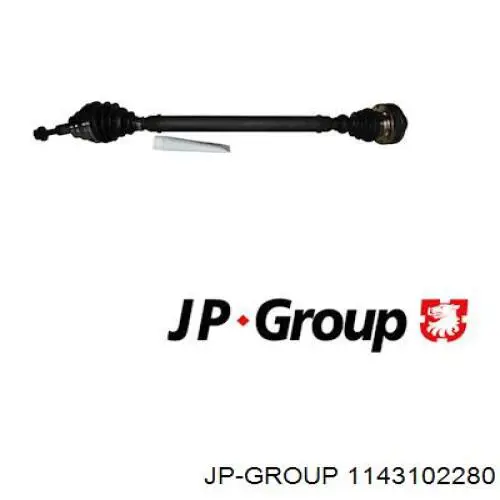 Полуось (привод) передняя правая JP Group 1143102280