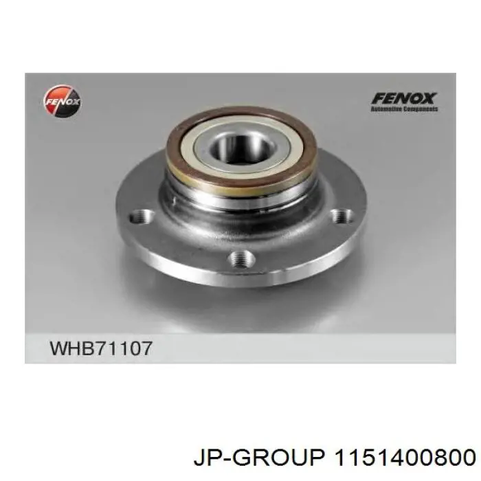 Ступицы задних колес JP Group 1151400800 цена, от 35.39 USD