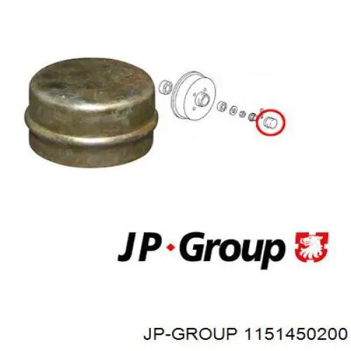 Заглушка маточини 1151450200 JP Group