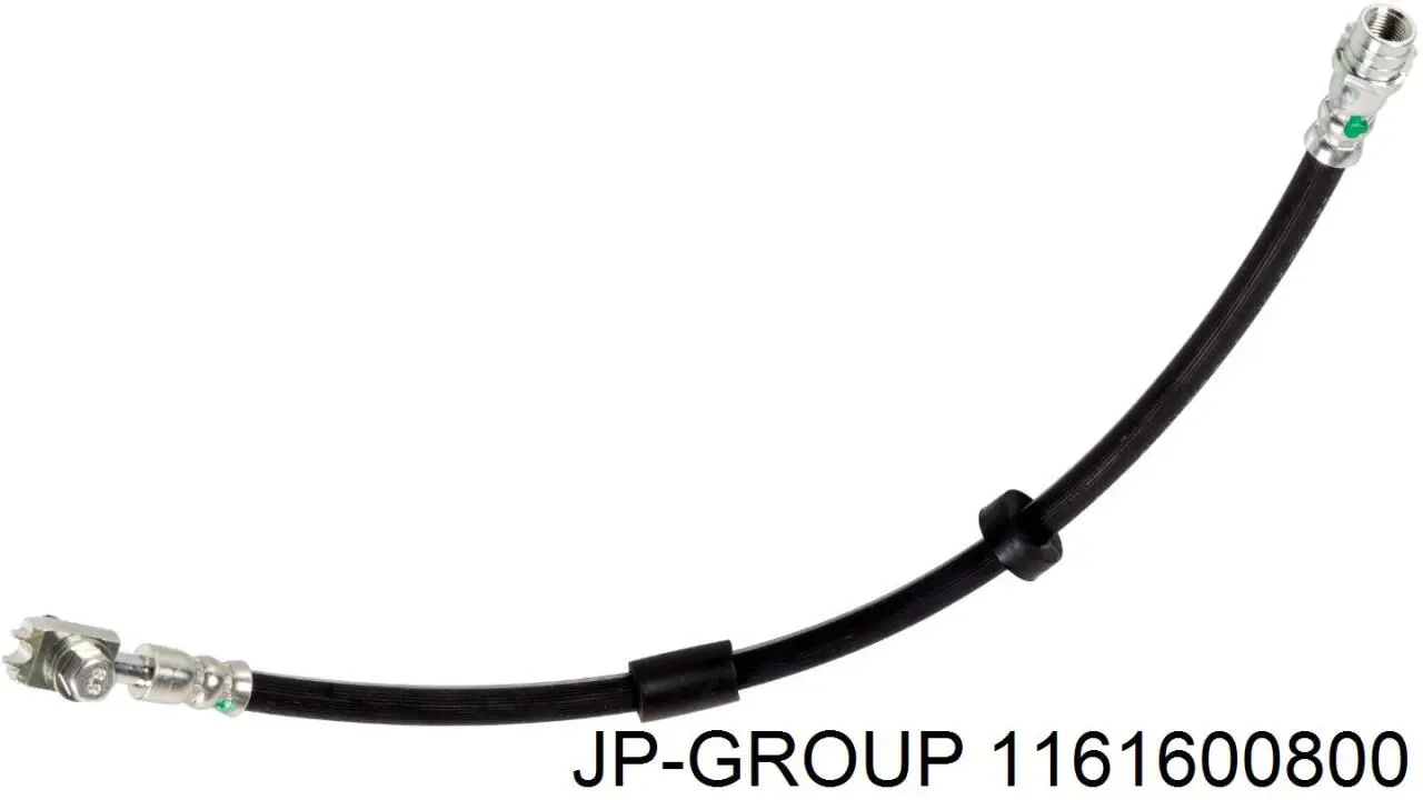 1161600800 JP Group шланг тормозной передний