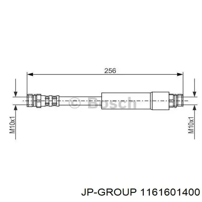 Compre 1161601400 JP Group Mangueira do freio dianteira