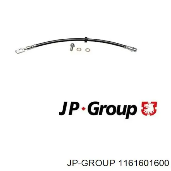 1161601600 JP Group шланг тормозной передний