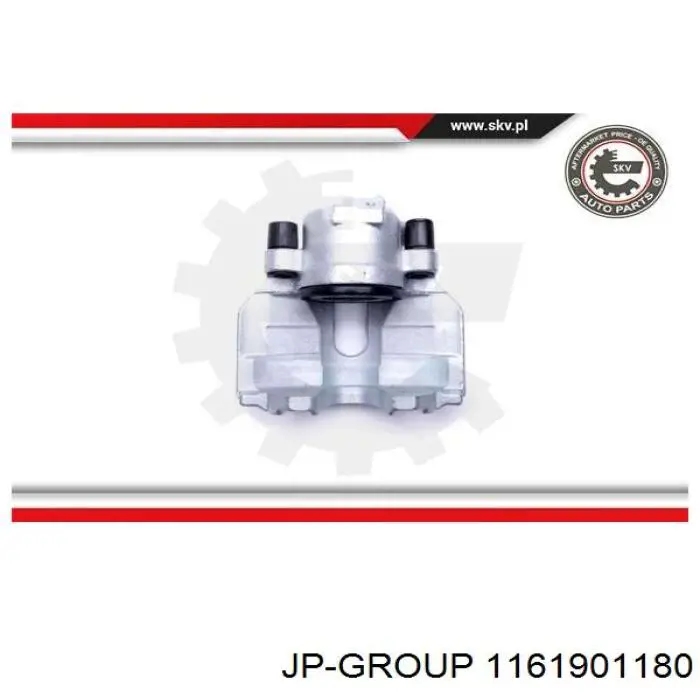1161901180 JP Group Суппорт тормозной, передний, правый